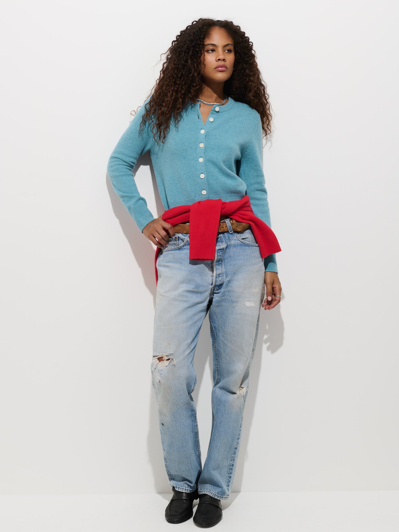 Elizabeth Street Cardigan in Merino Wool