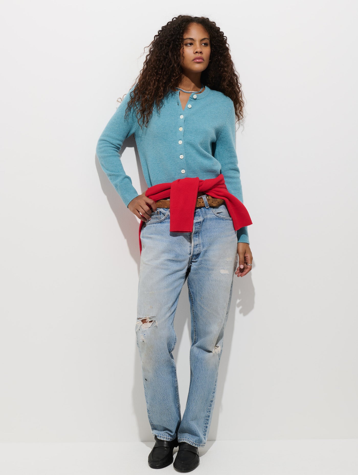 Elizabeth Street Cardigan in Merino Wool