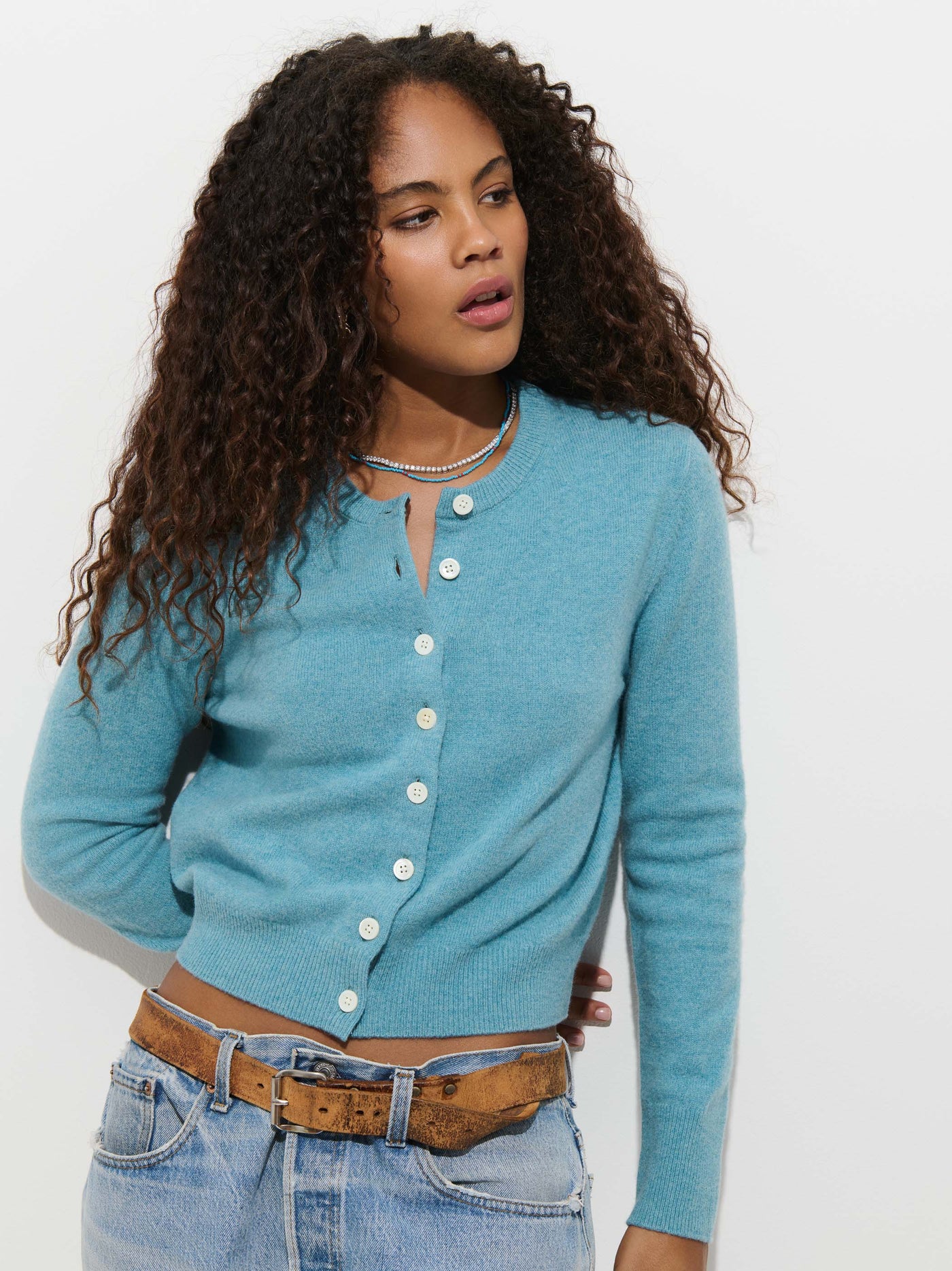 Elizabeth Street Cardigan in Merino Wool