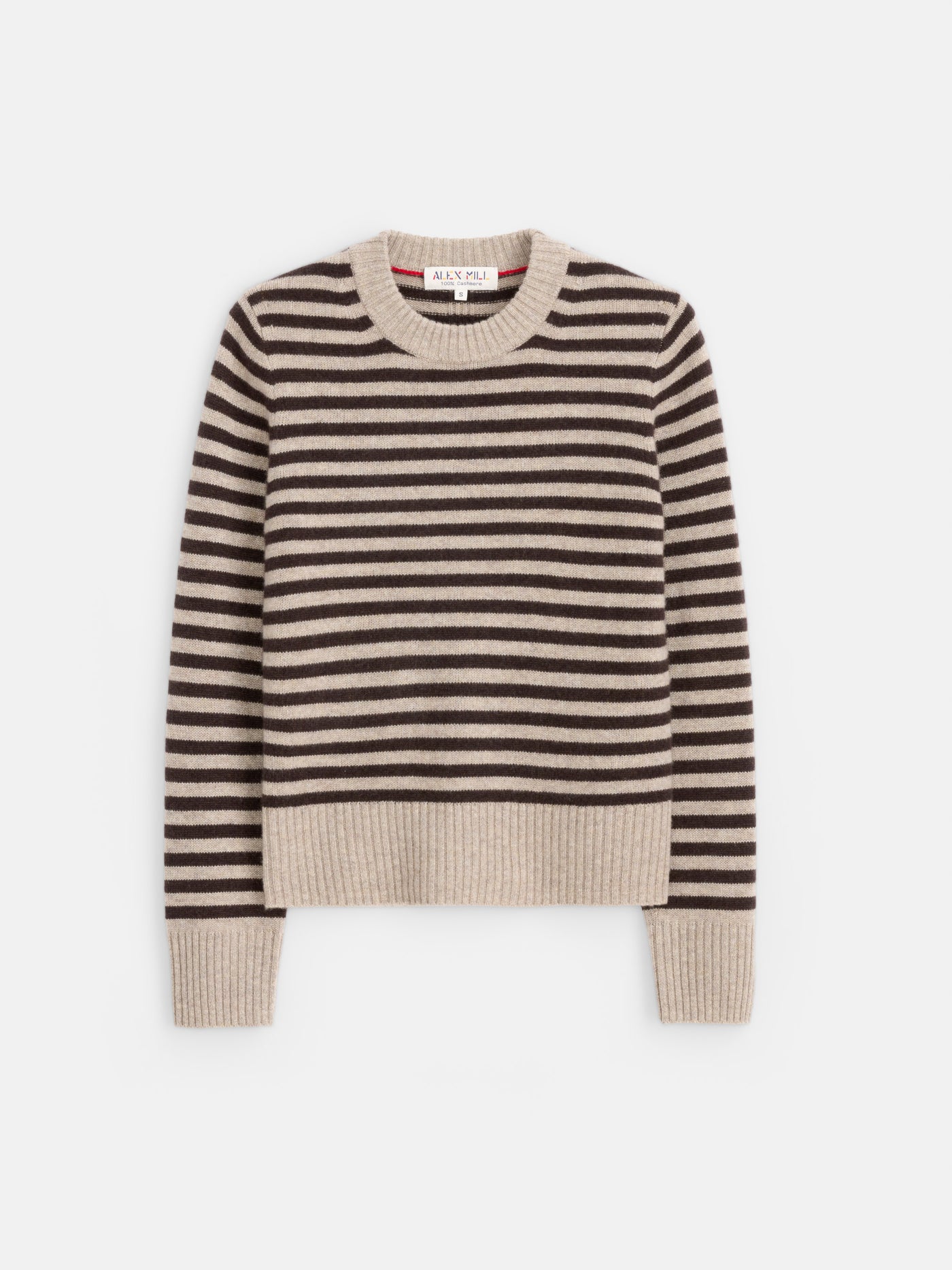 Marais Striped Sweater in Washed Cashmere