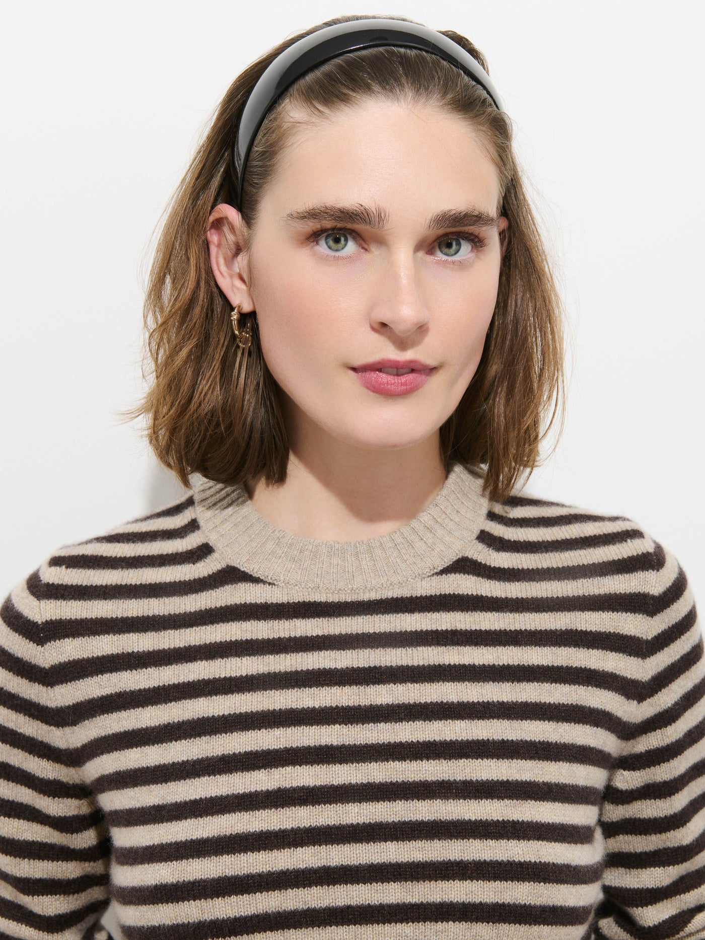 Marais Striped Sweater in Washed Cashmere