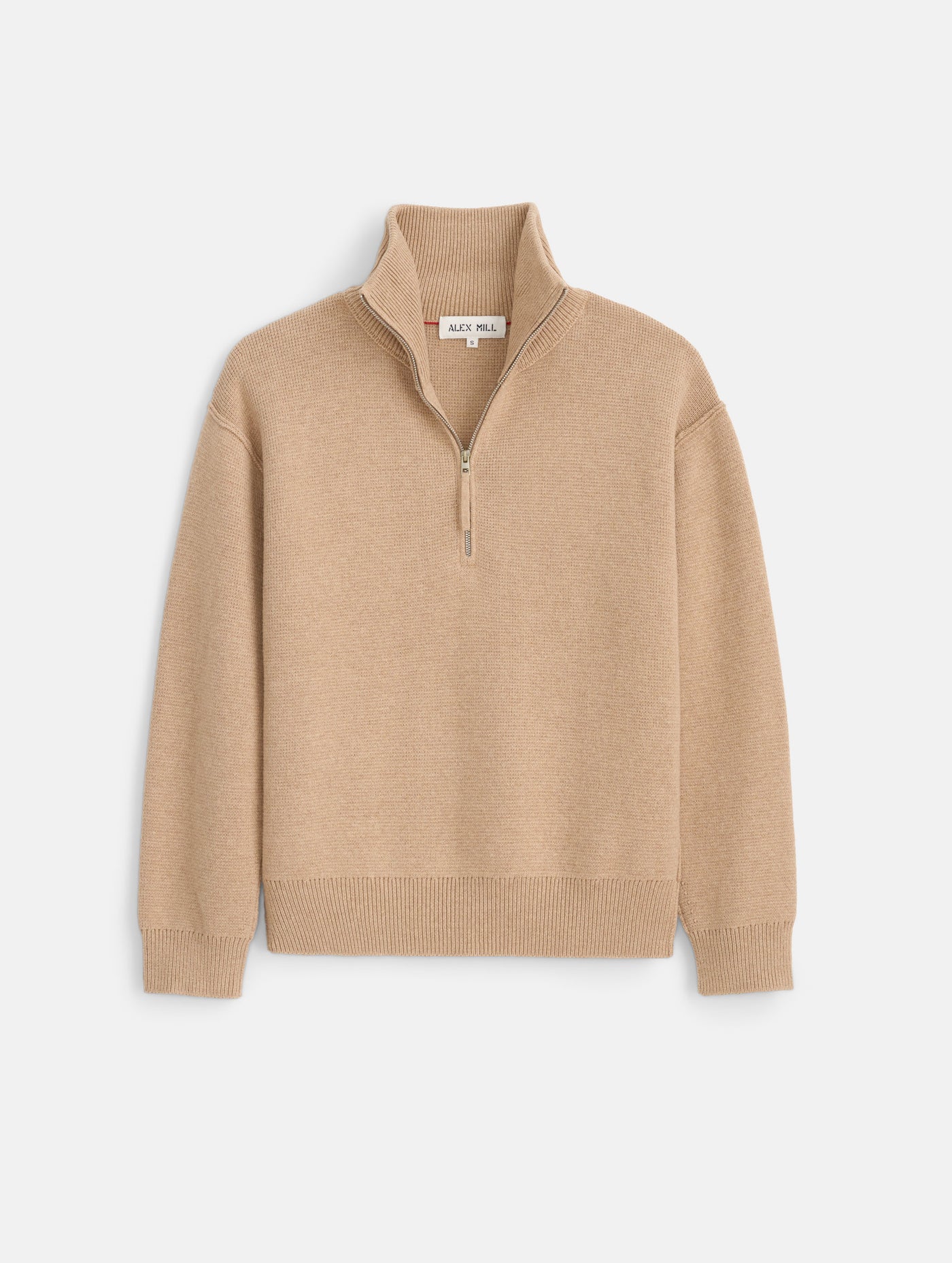 Daphne Half Zip Sweater in Cotton Cashmere