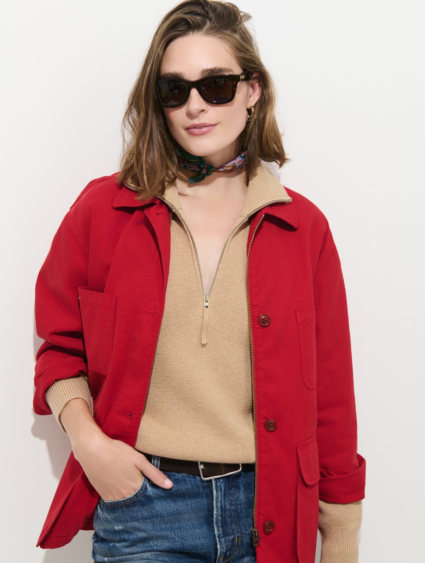 Painter Jacket In Herringbone