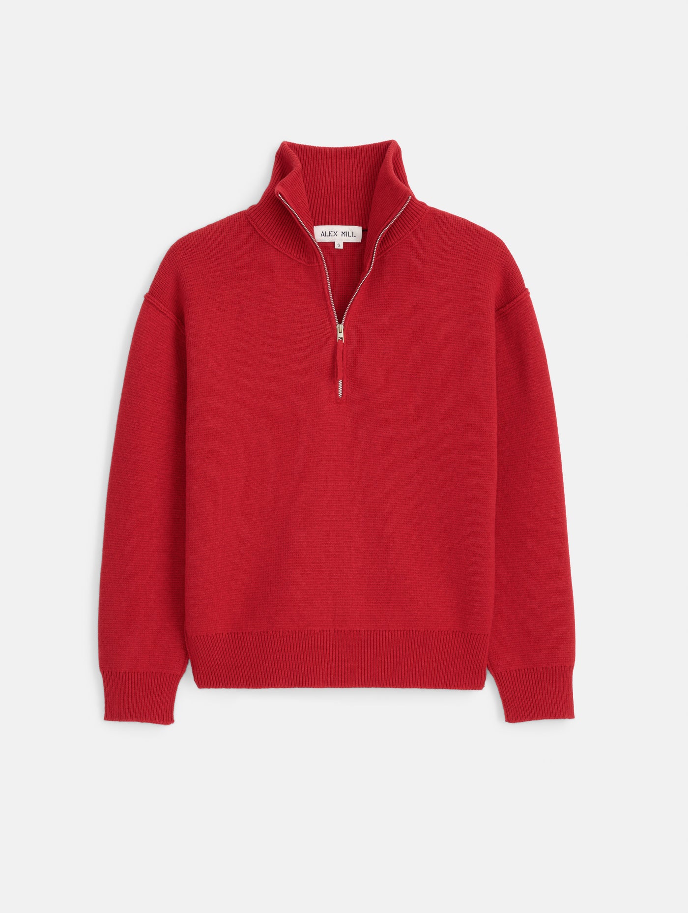 Daphne Half Zip Sweater in Cotton Cashmere