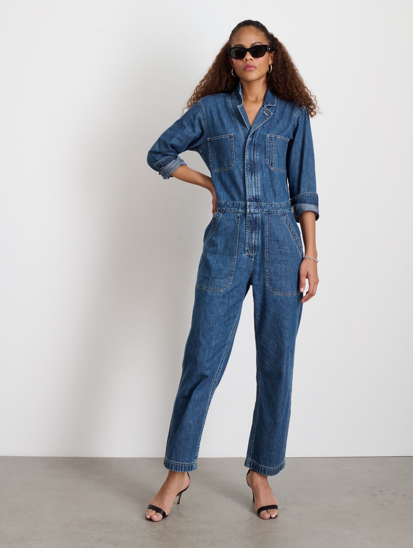 Shoreditch Jumpsuit in Denim