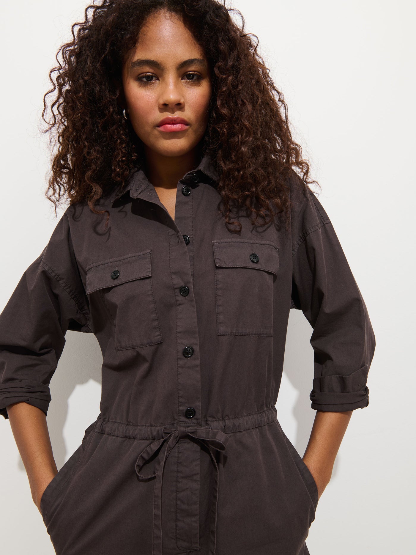 Delancey Jumpsuit In Lightweight Twill