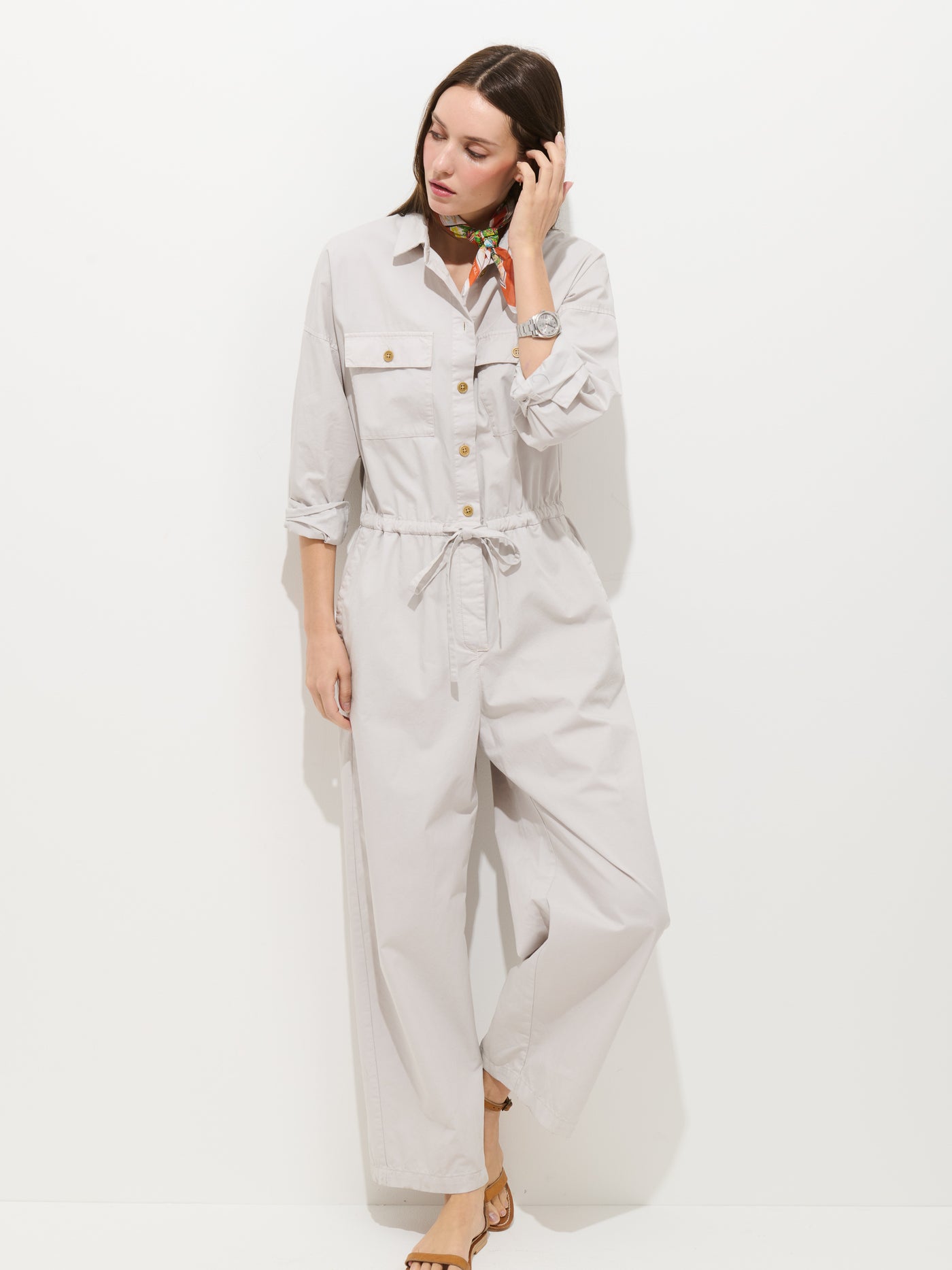 Delancey Jumpsuit In Lightweight Twill