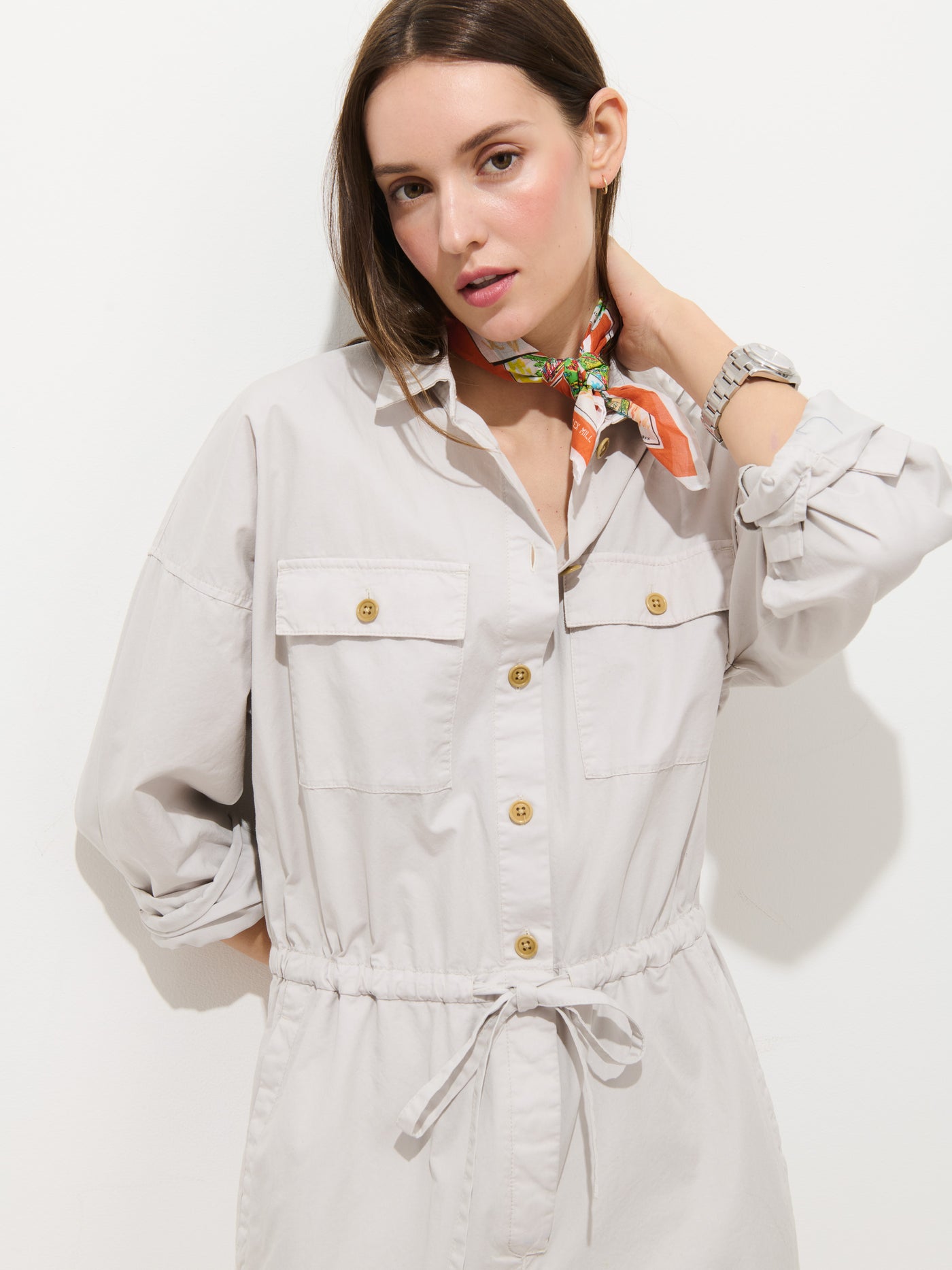 Delancey Jumpsuit In Lightweight Twill