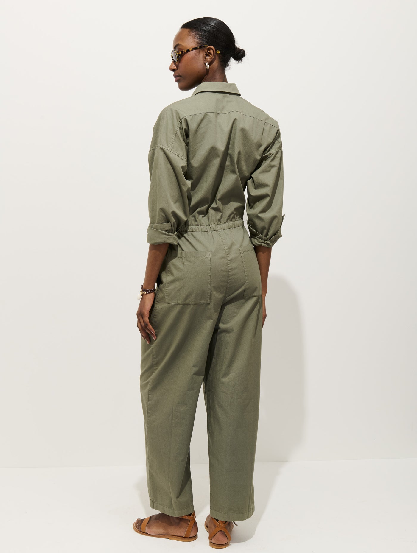 Delancey Jumpsuit In Lightweight Twill