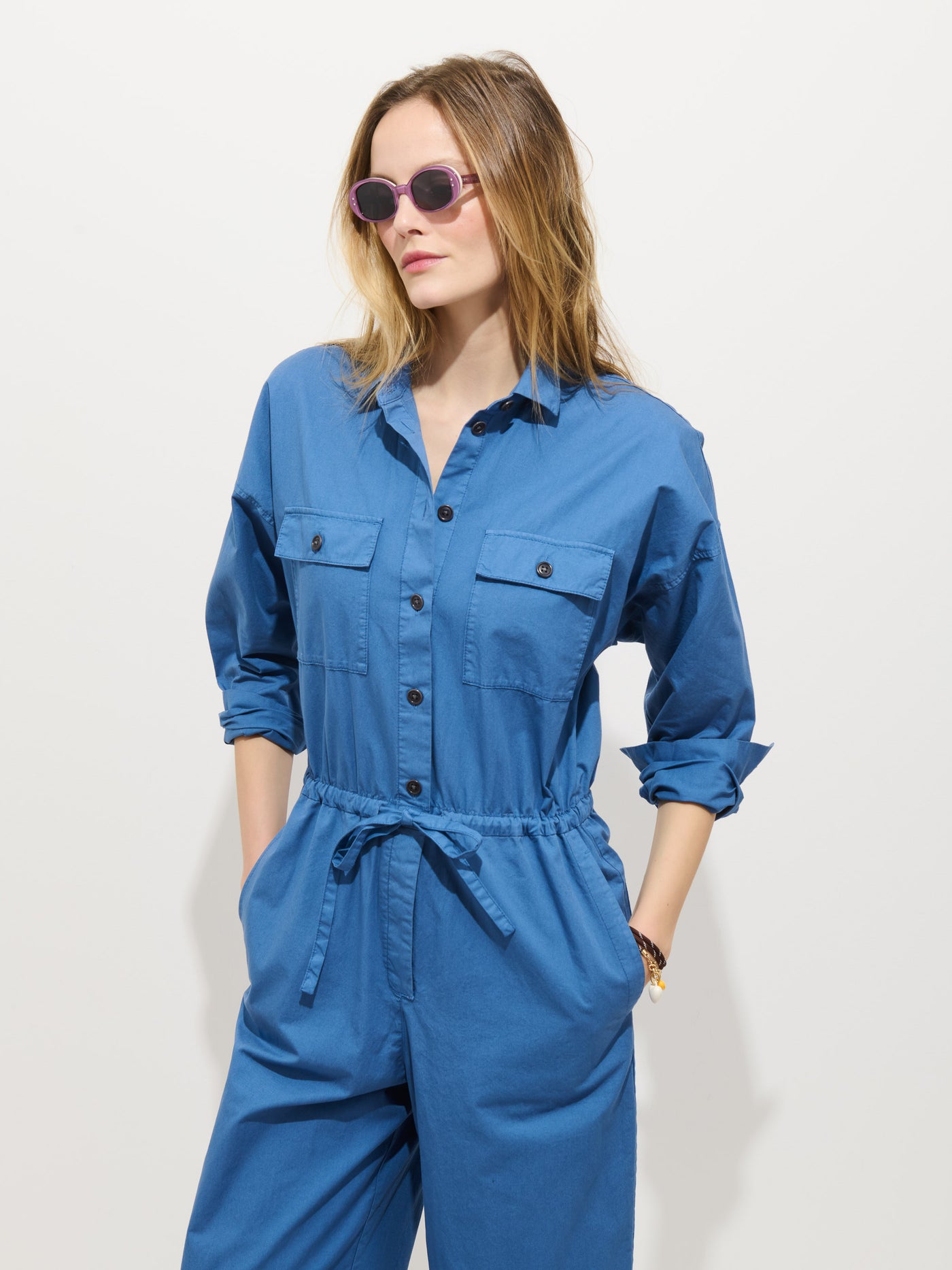 Delancey Jumpsuit In Lightweight Twill