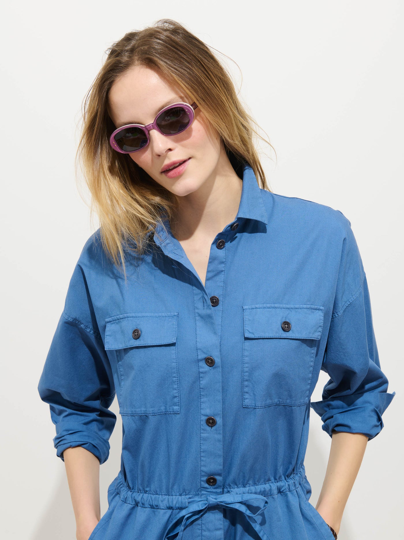 Delancey Jumpsuit In Lightweight Twill