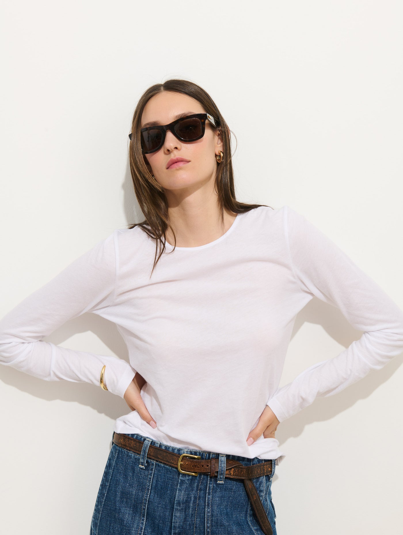 Tissue Tee In Cotton