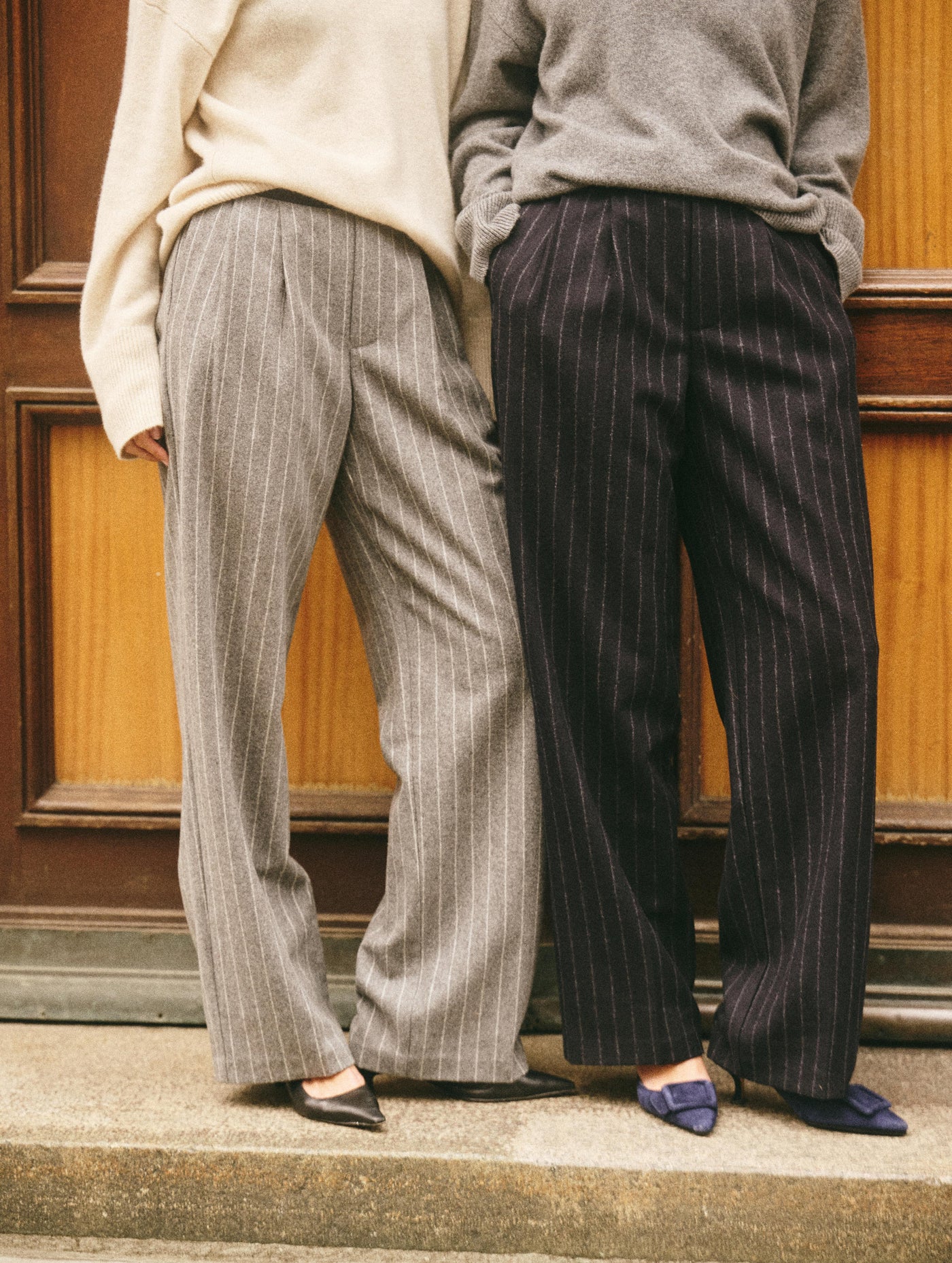 Primrose Pleated Trouser In Wool