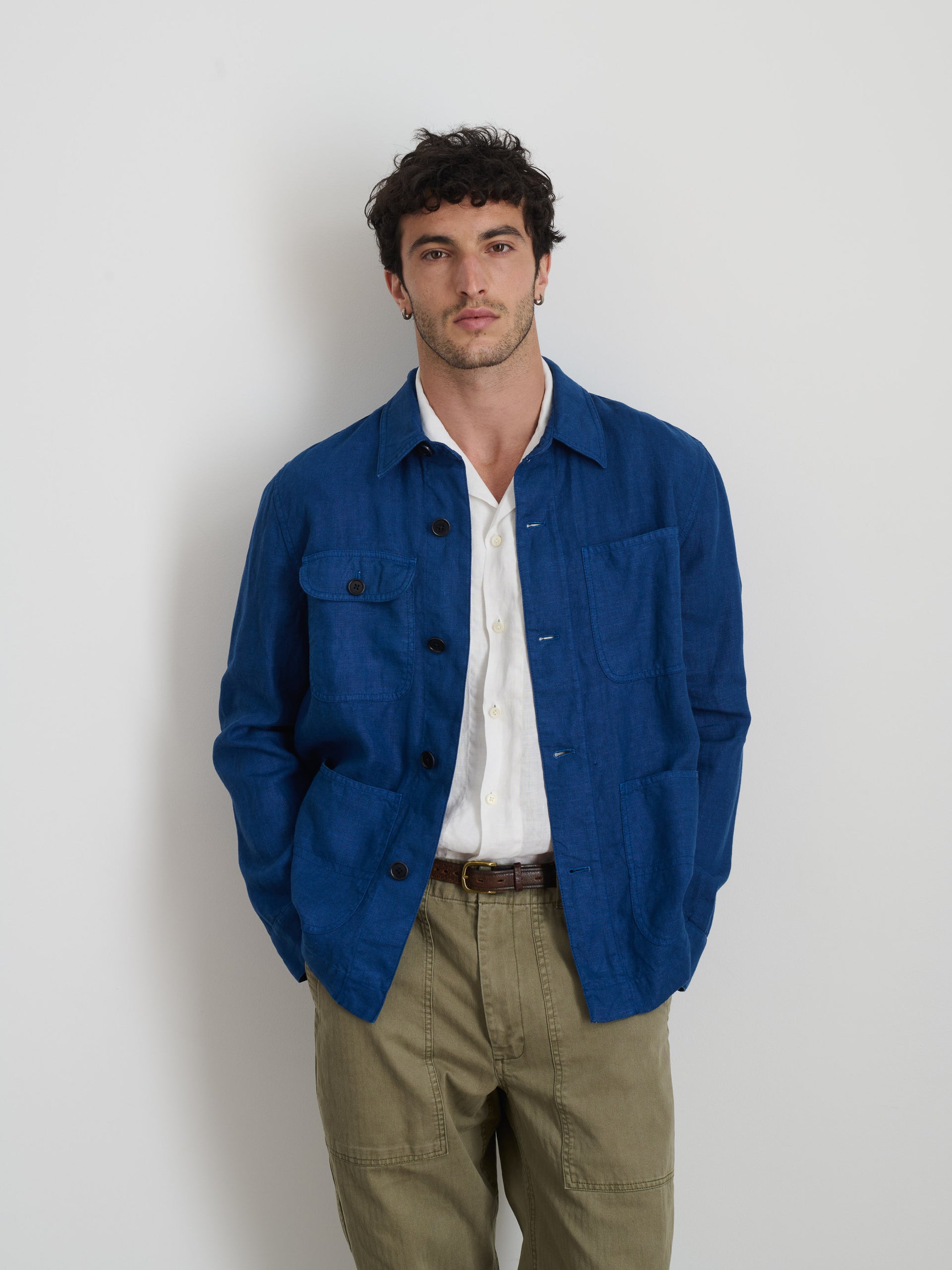 Garment Dyed Work Jacket in Linen – Alex Mill