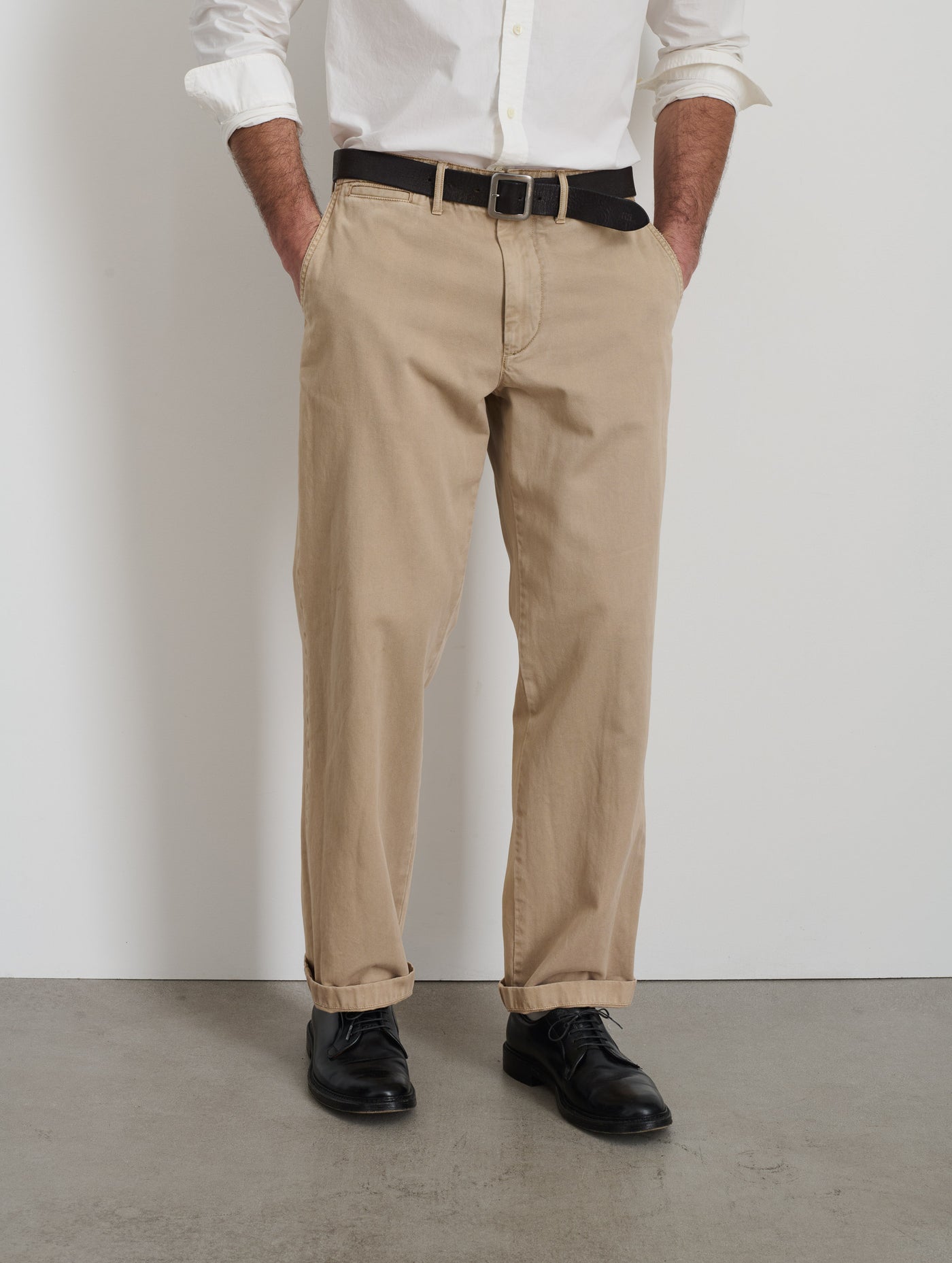 Straight Leg Pant In Vintage Wash Chino – Alex Mill