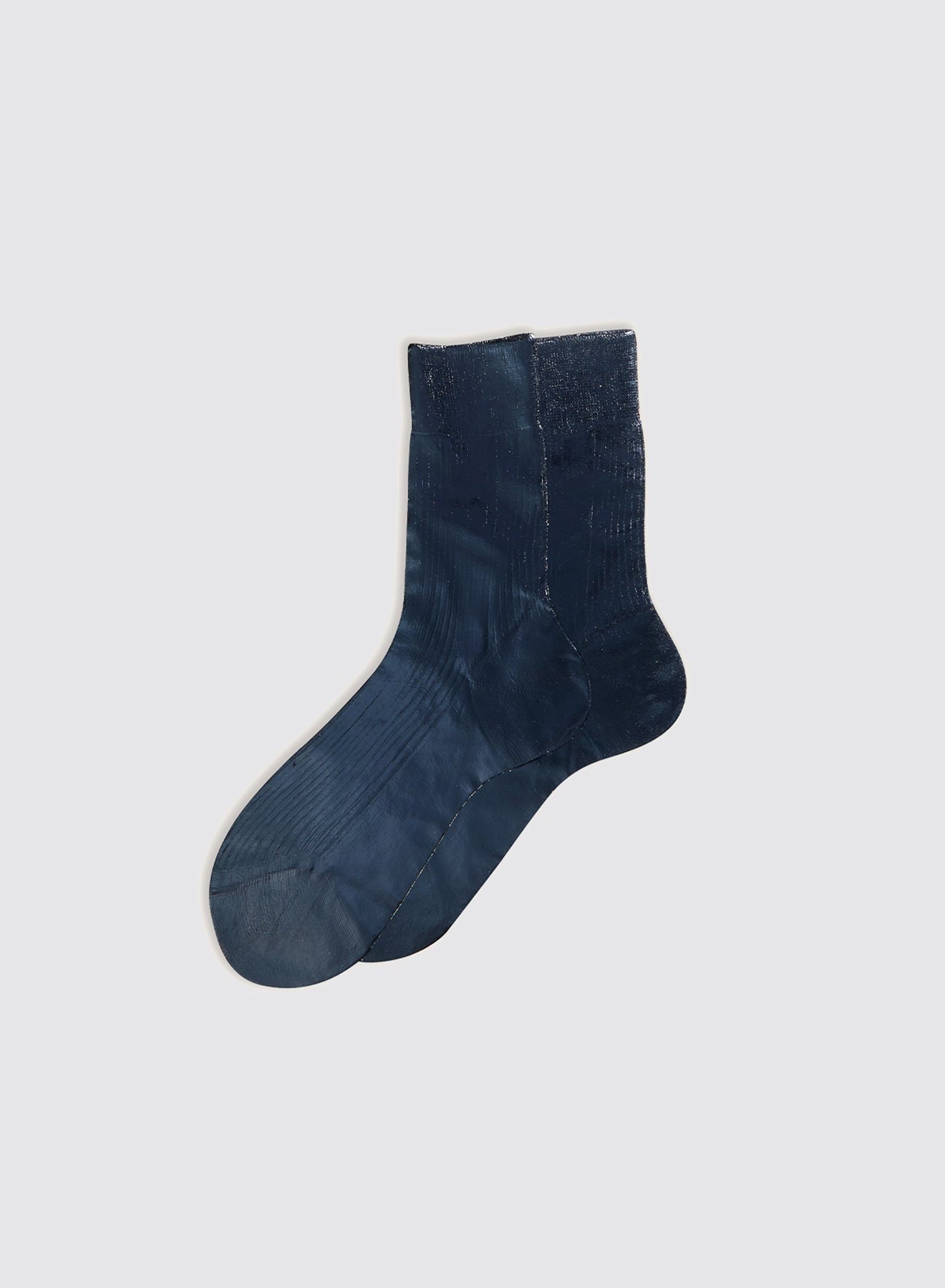 Maria La Rosa Ribbed Laminated Socks