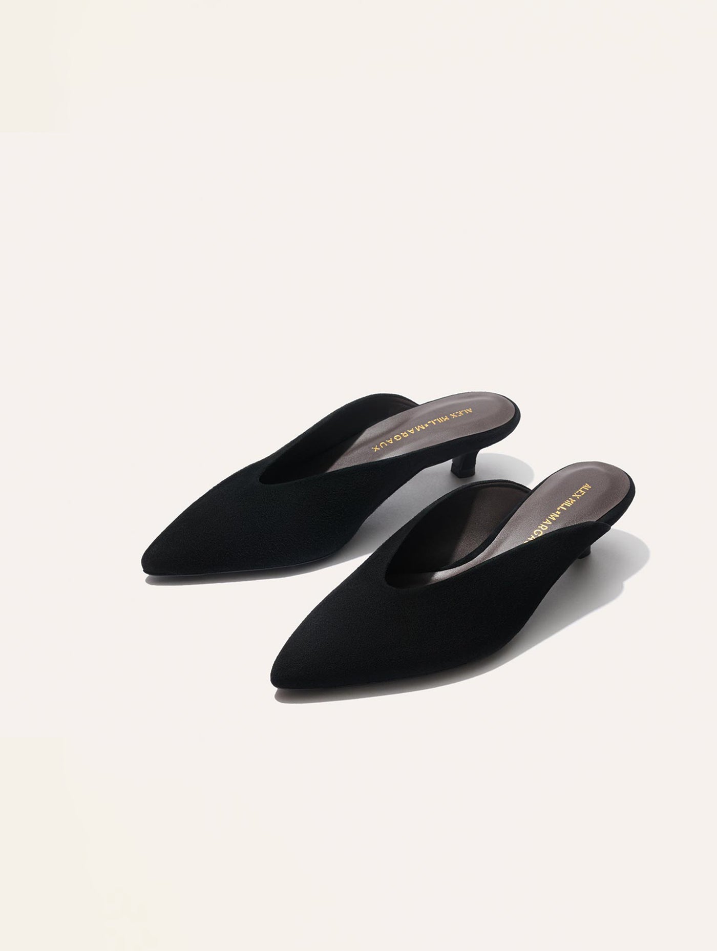 Alex Mill x Margaux: The Romy Mule - Black Suede