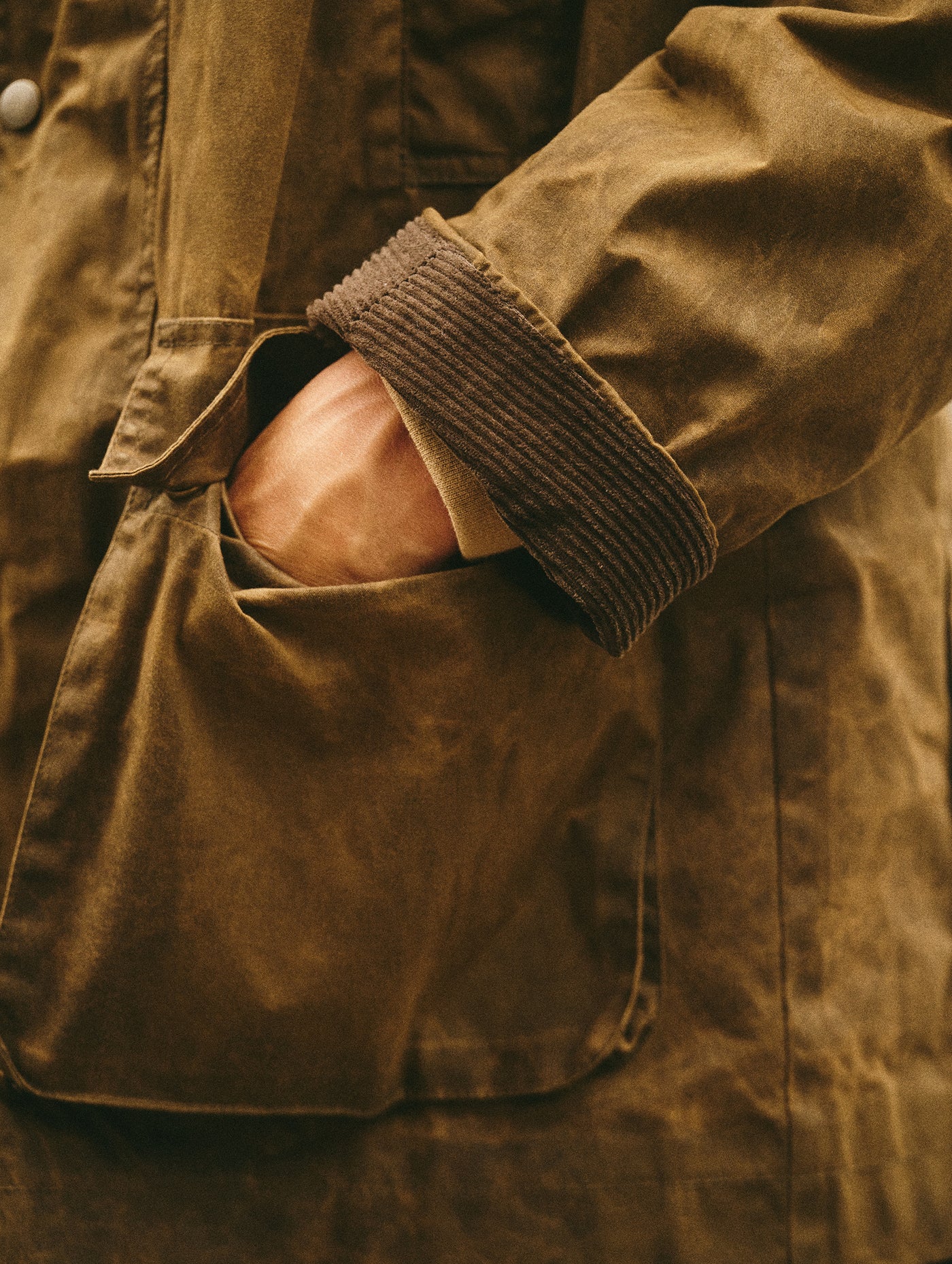 Regent Jacket In Waxed Cotton