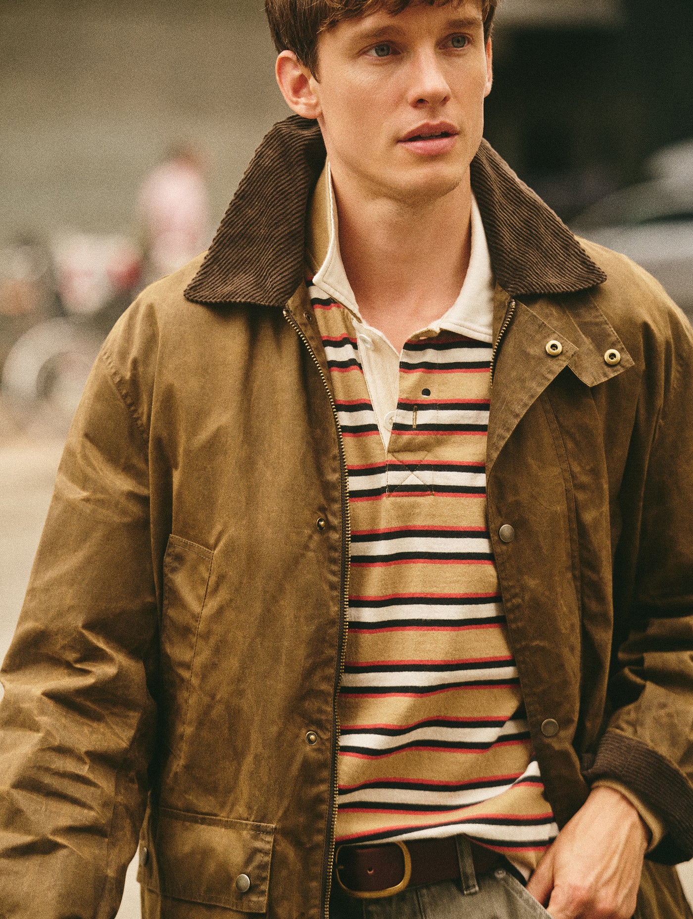 Regent Jacket In Waxed Cotton