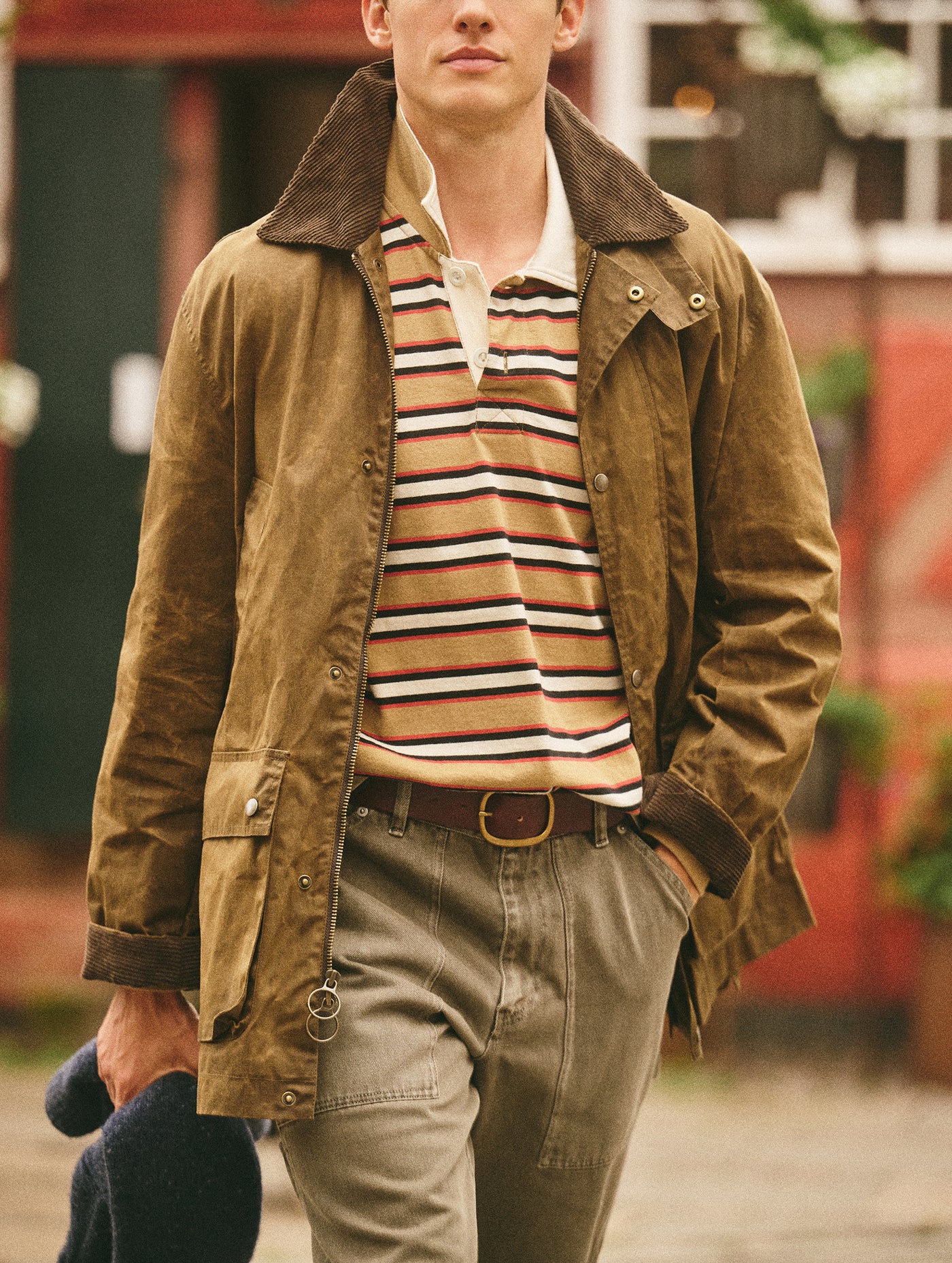 Regent Jacket In Waxed Cotton