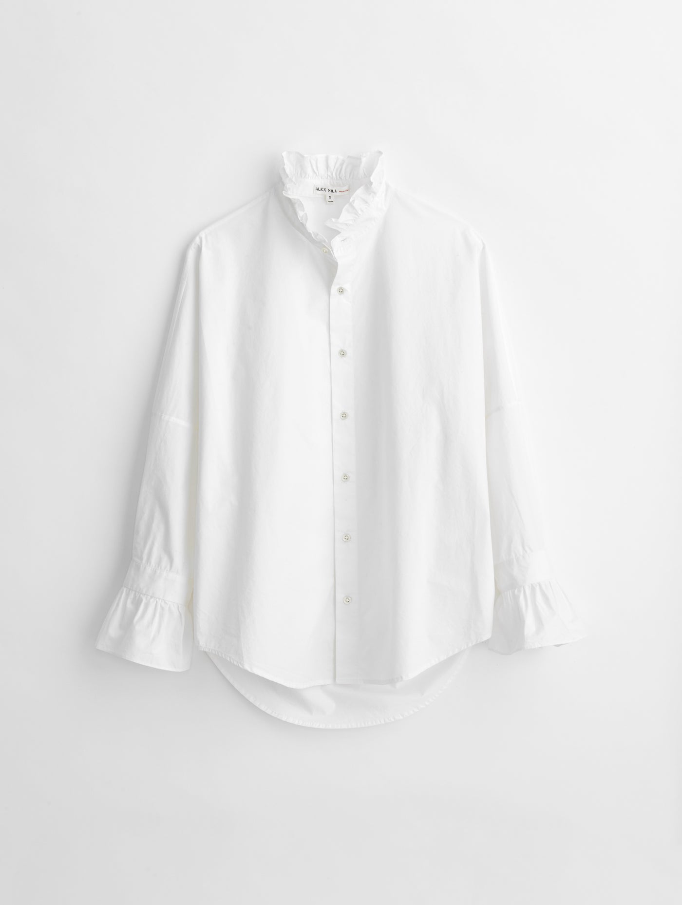 Easy Ruffle Shirt in Paper Poplin – Alex Mill