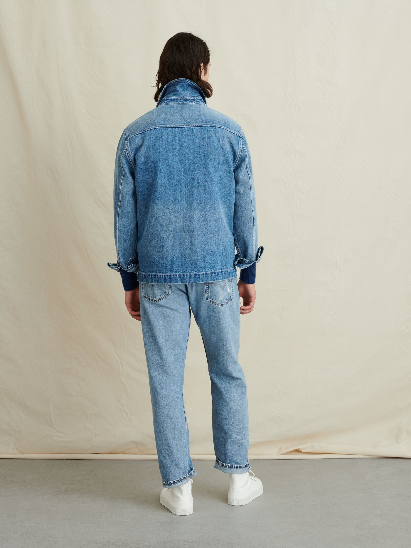 Work Jacket in Vintage Wash Denim