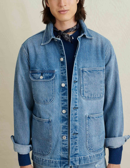 Work Jacket in Vintage Wash Denim