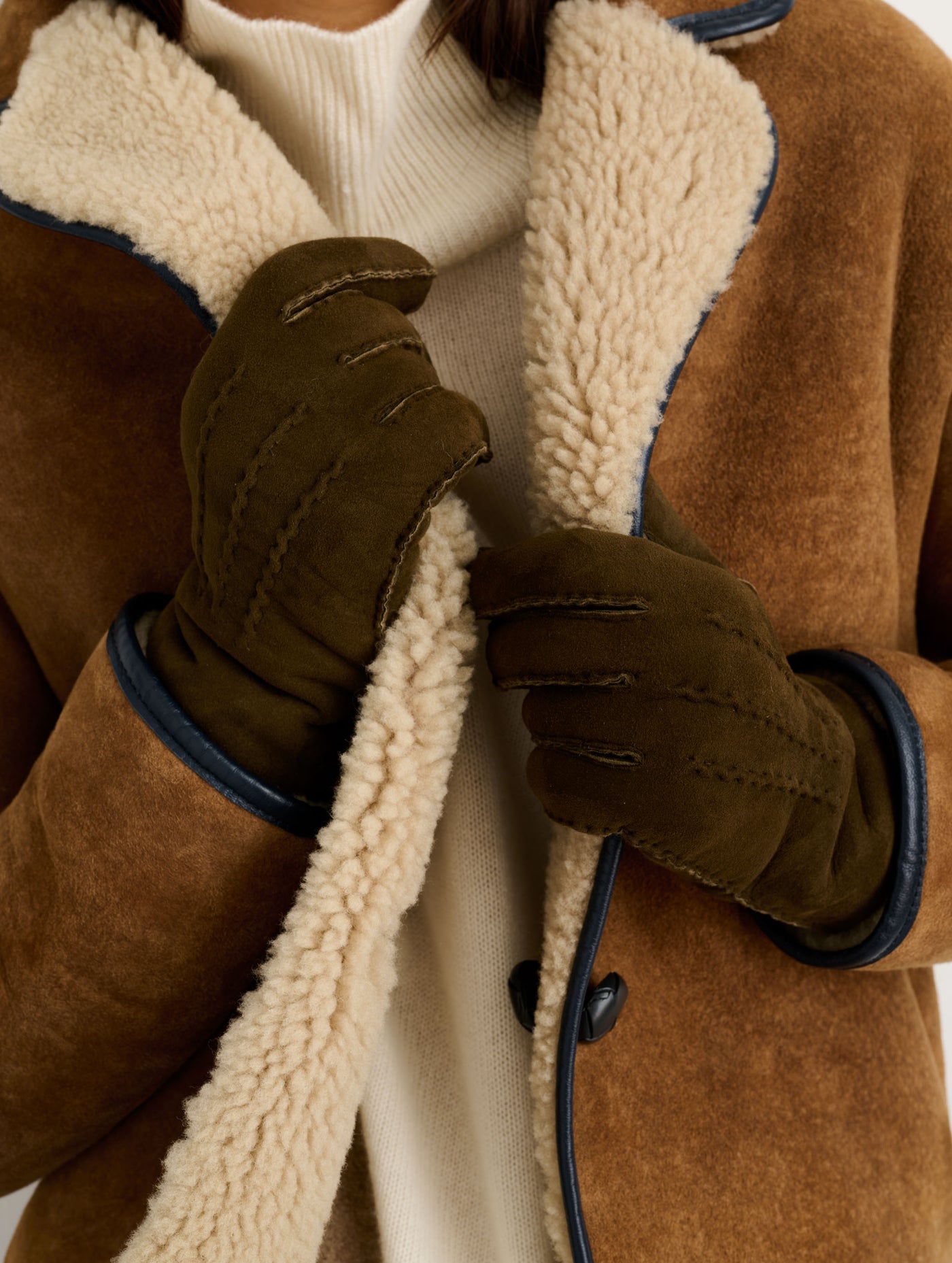 Owen Barry x Alex Mill Handsewn Shearling Glove
