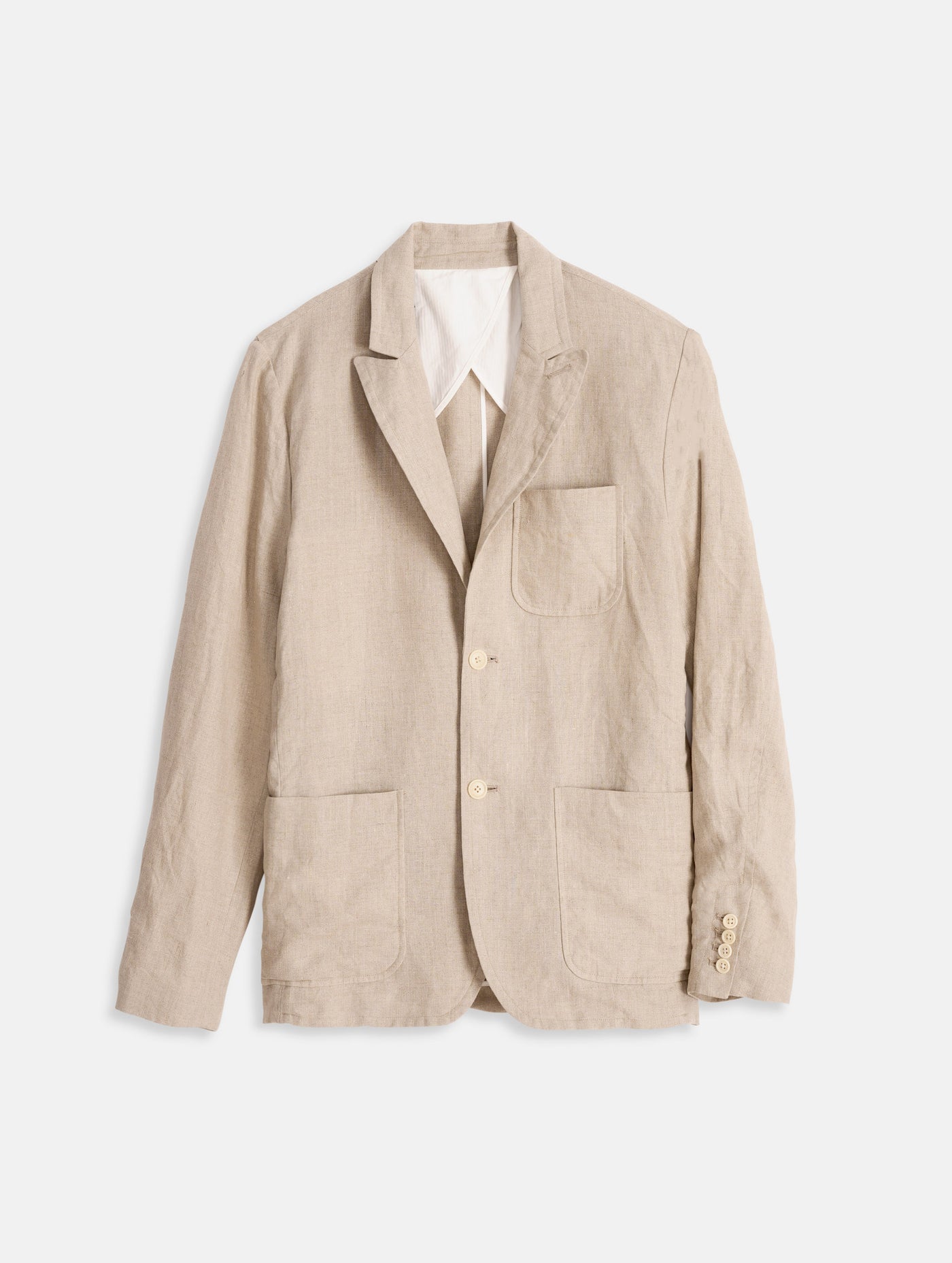 Long Linen Jacket, Custom-Made Women's Flax Clothing