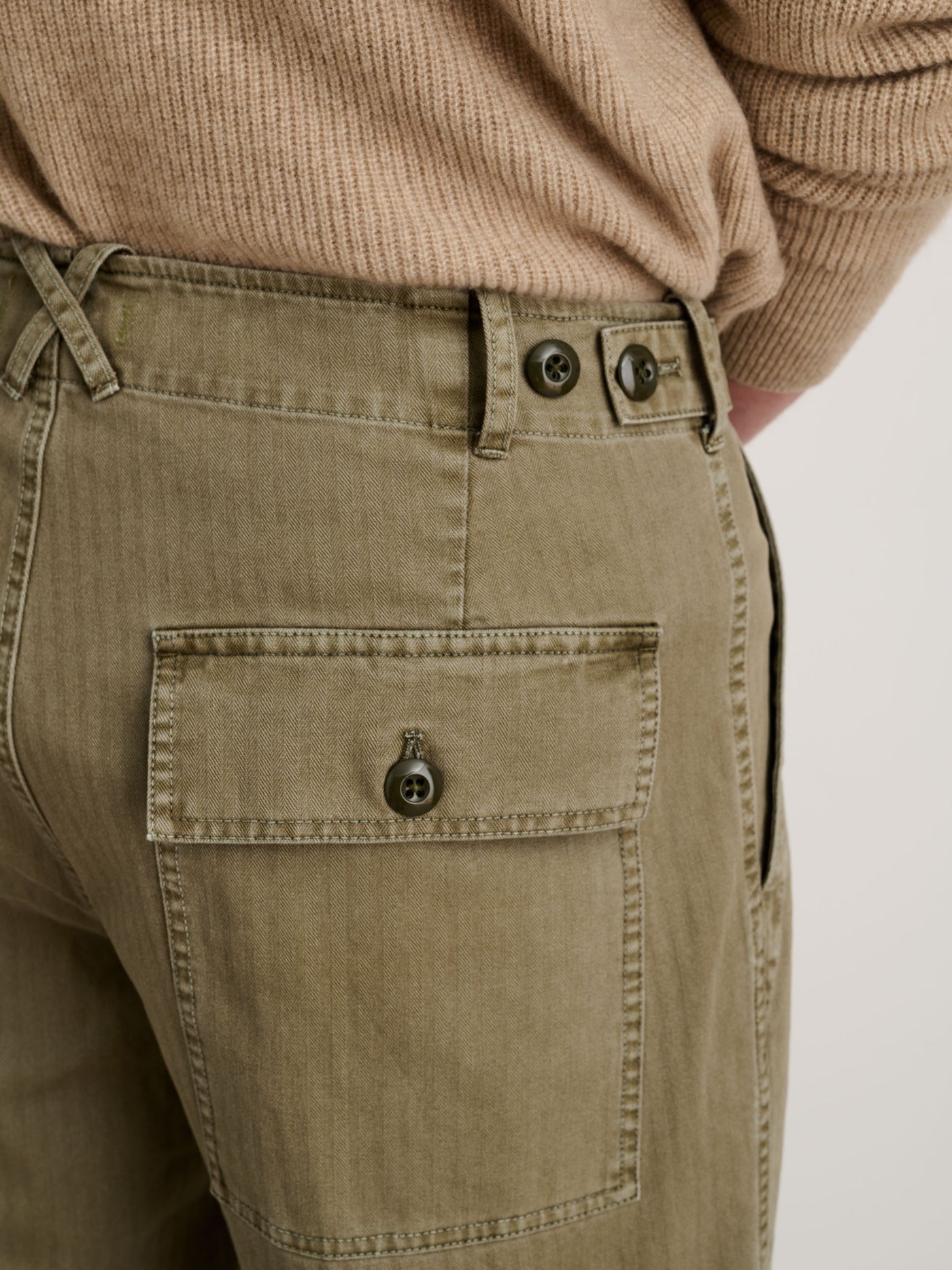 Field Pant In Herringbone