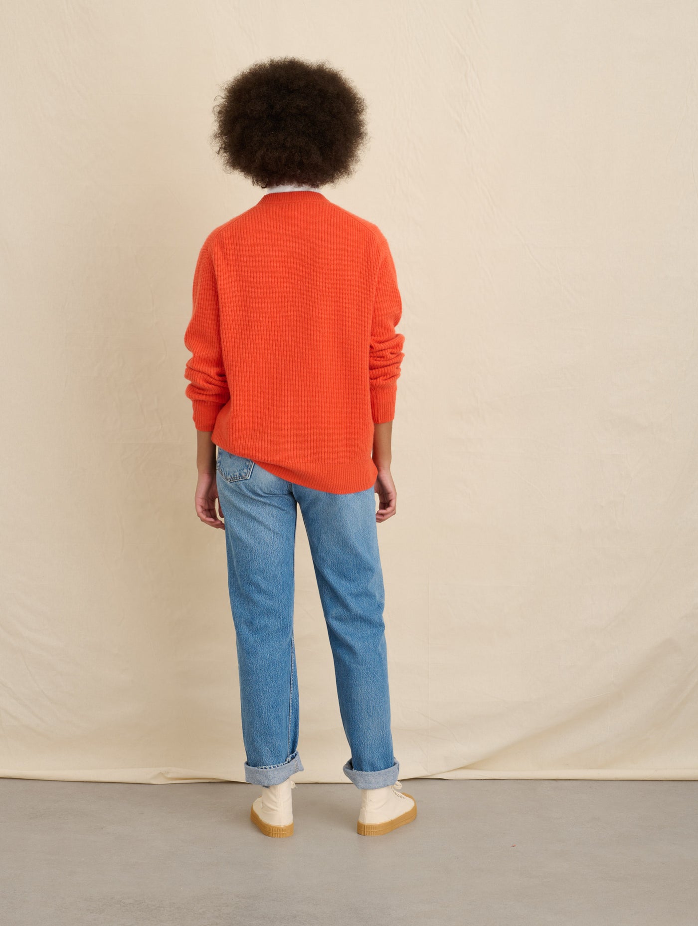 Jordan Sweater In Washed Cashmere