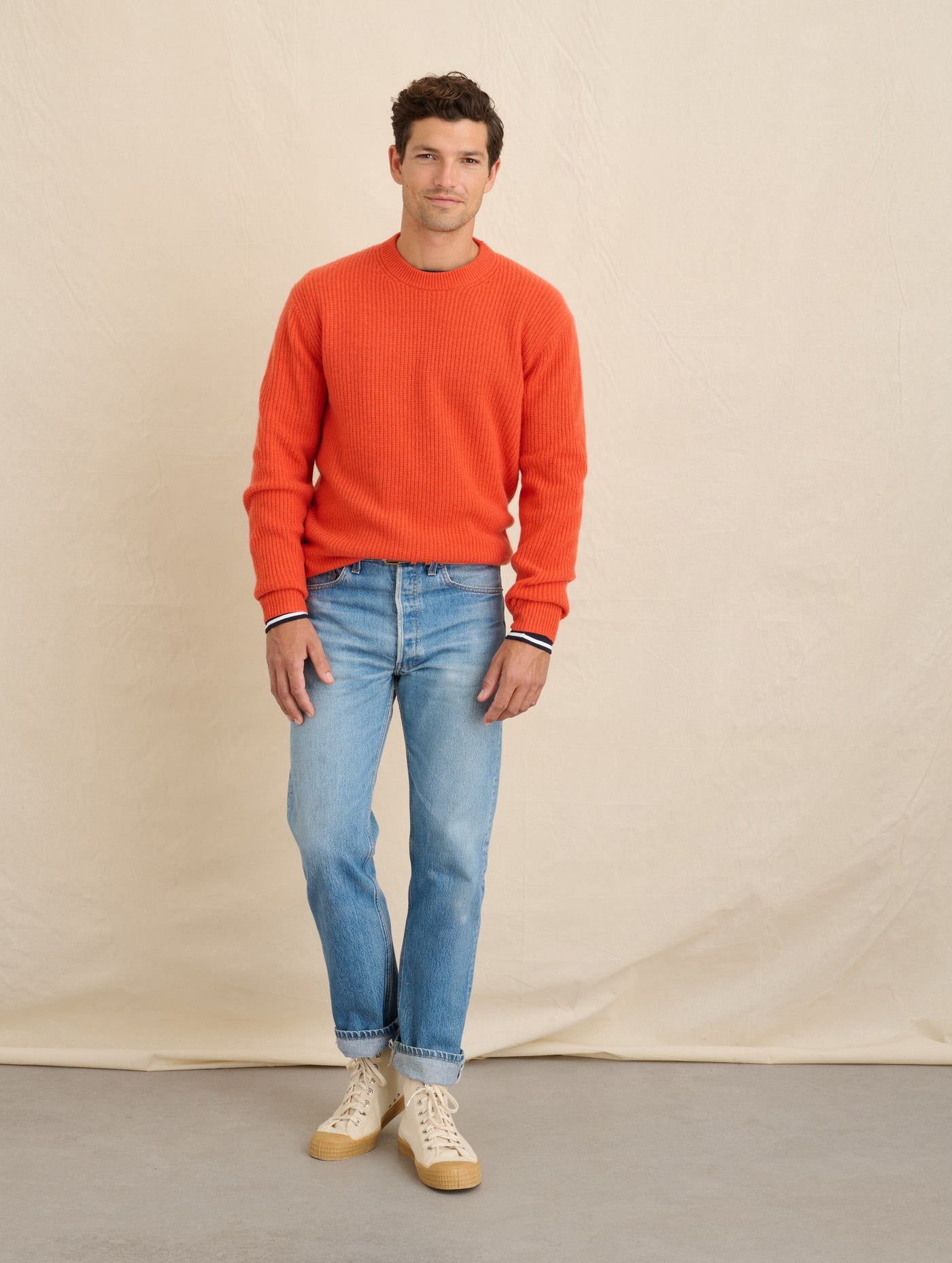 Jordan Sweater In Washed Cashmere