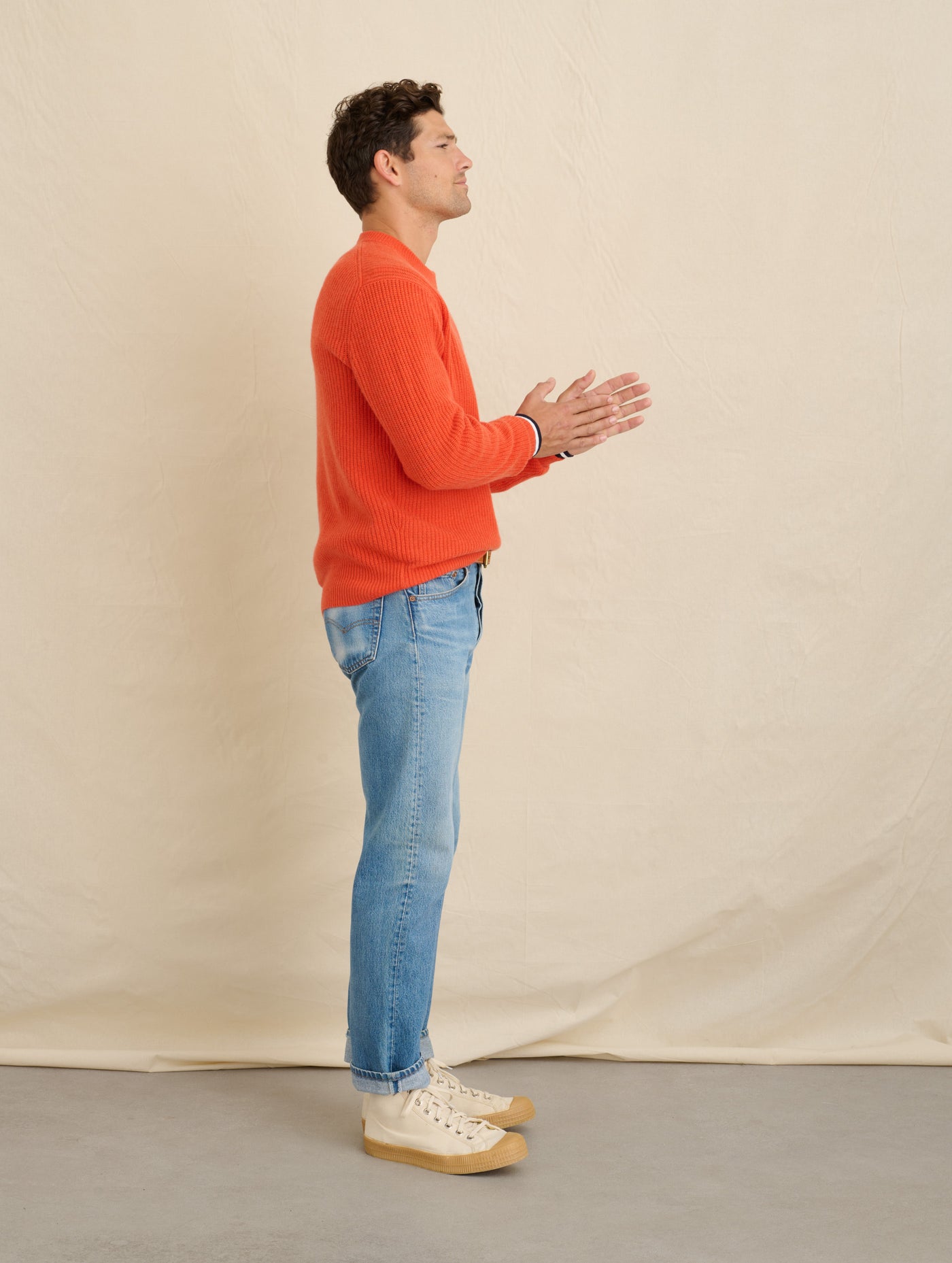 Jordan Sweater In Washed Cashmere