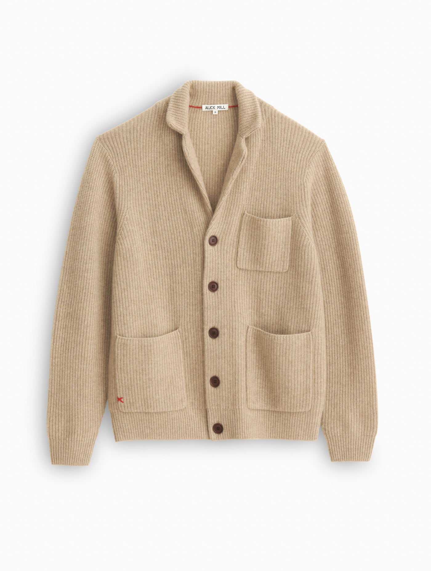 Mitchell Cardigan in Washed Cashmere