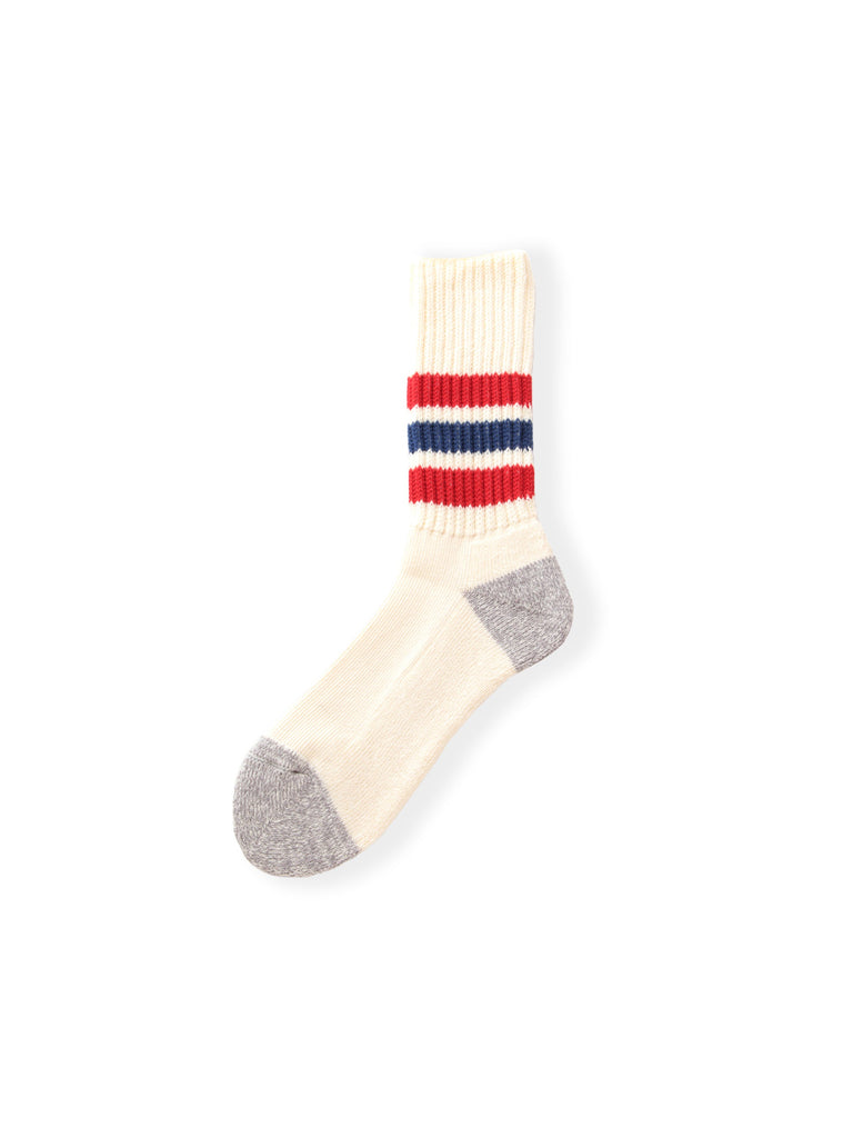 RoToTo Coarse Ribbed Old School Crew Socks