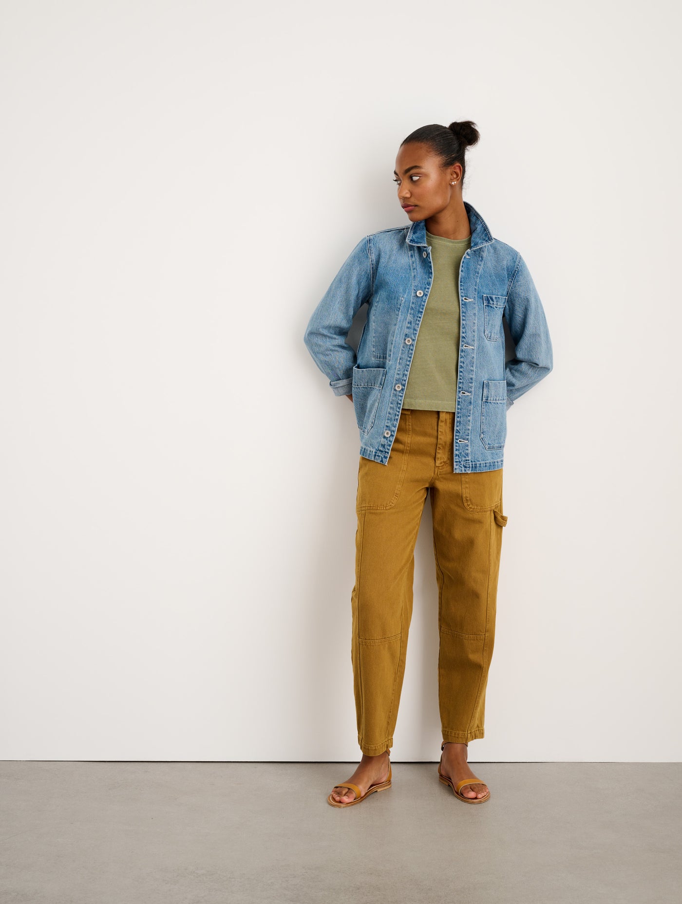 Britt Work Jacket in Denim, Vintage Wash / XXL