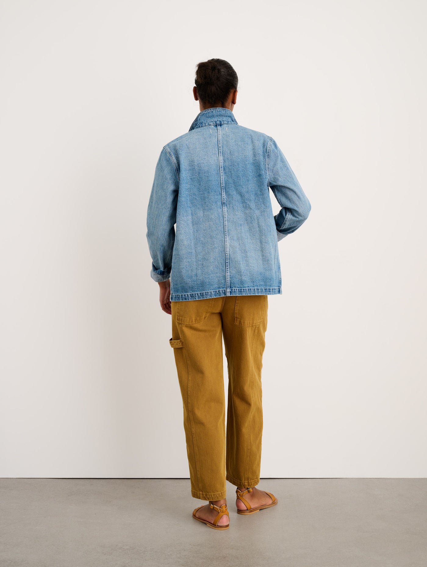 Britt Work Jacket in Denim Vintage Wash / XXL | Alex Mill Britt Work Jacket in Denim Vintage Wash / XXL | Alex Mill