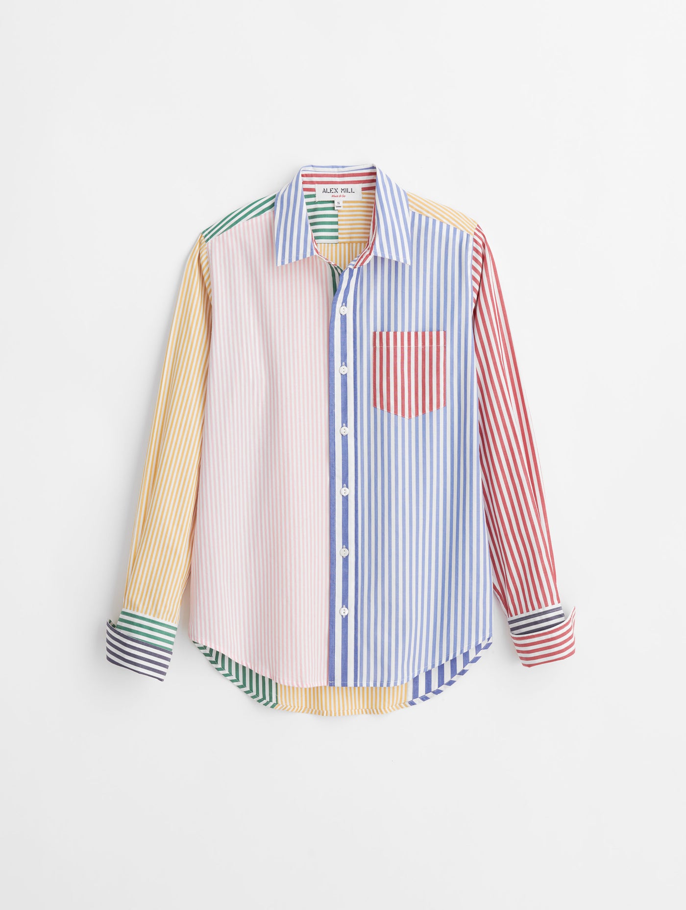 Striped Cotton Poplin Shirt in Multicoloured - Saint Laurent