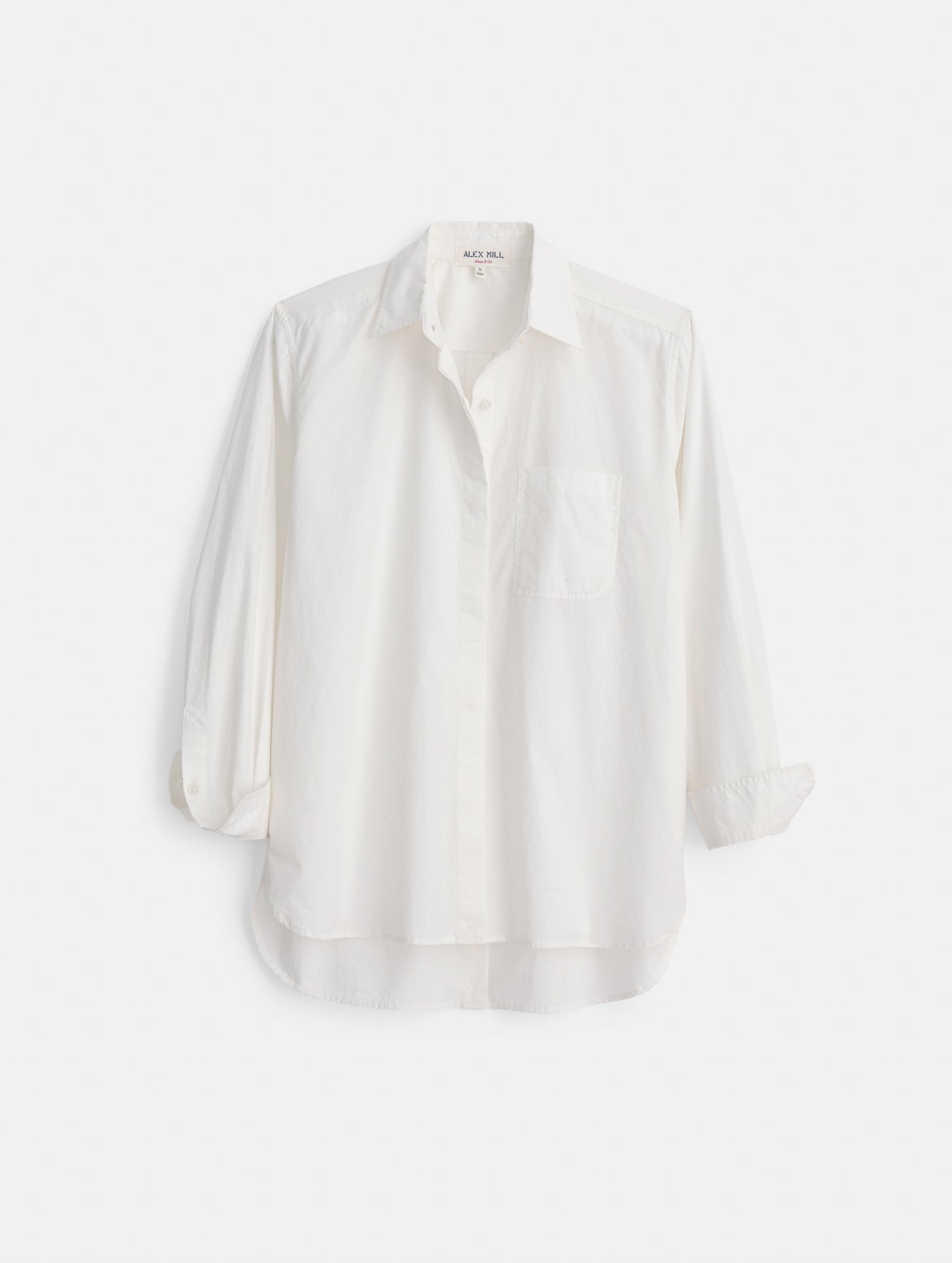 Double-Button Shirt in Paper Poplin – Alex Mill